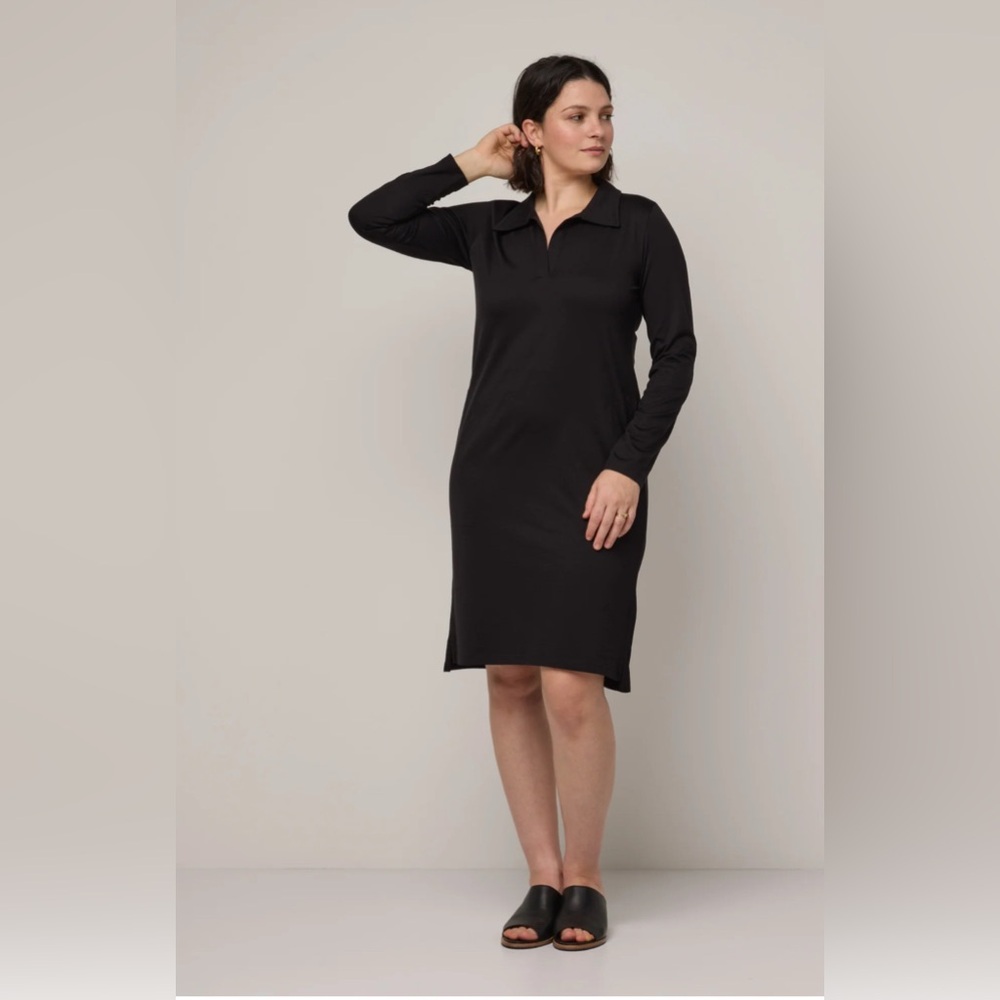 Chic Black Long Sleeve Dress